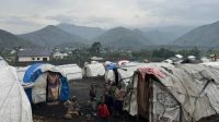 Camp de déplacés internes de Zaina, Sake, Nord-Kivu.