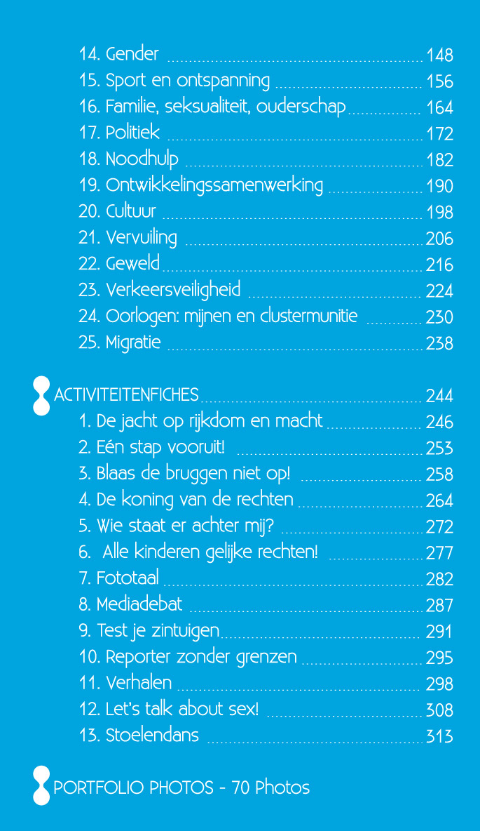 inhoudstabel 2 boek