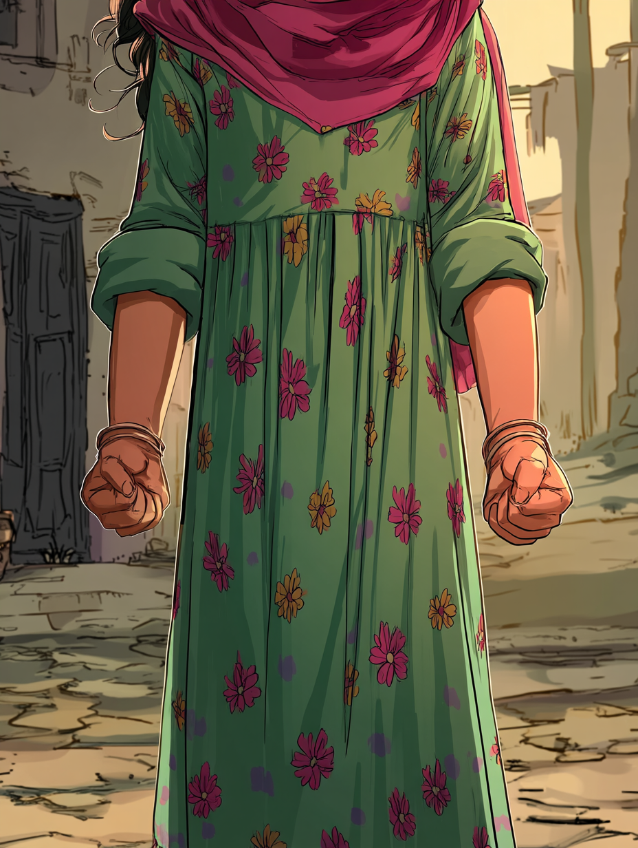 Aïda serre les poings. 