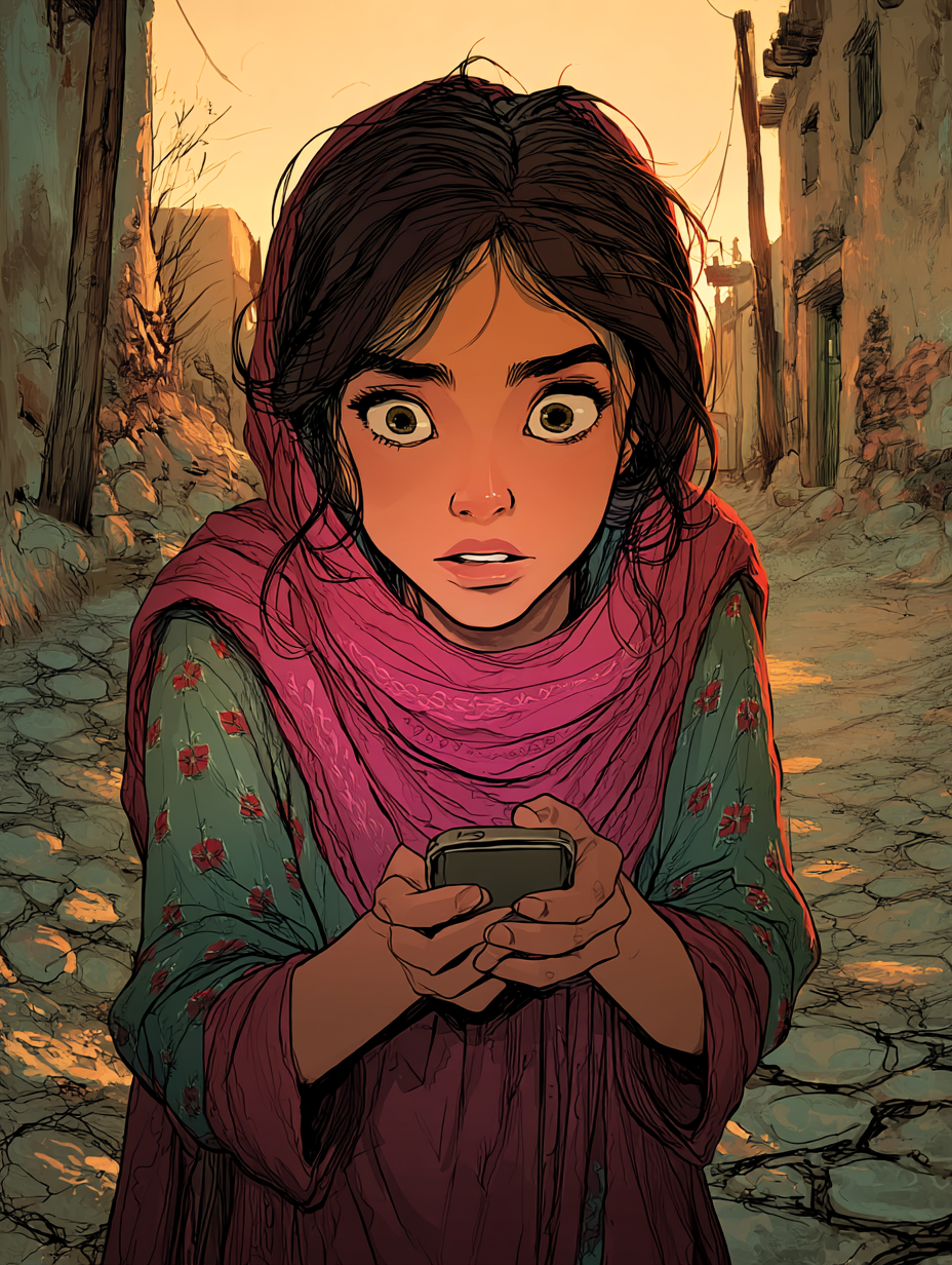 Aïda tient son téléphone portable et compose un numéro.