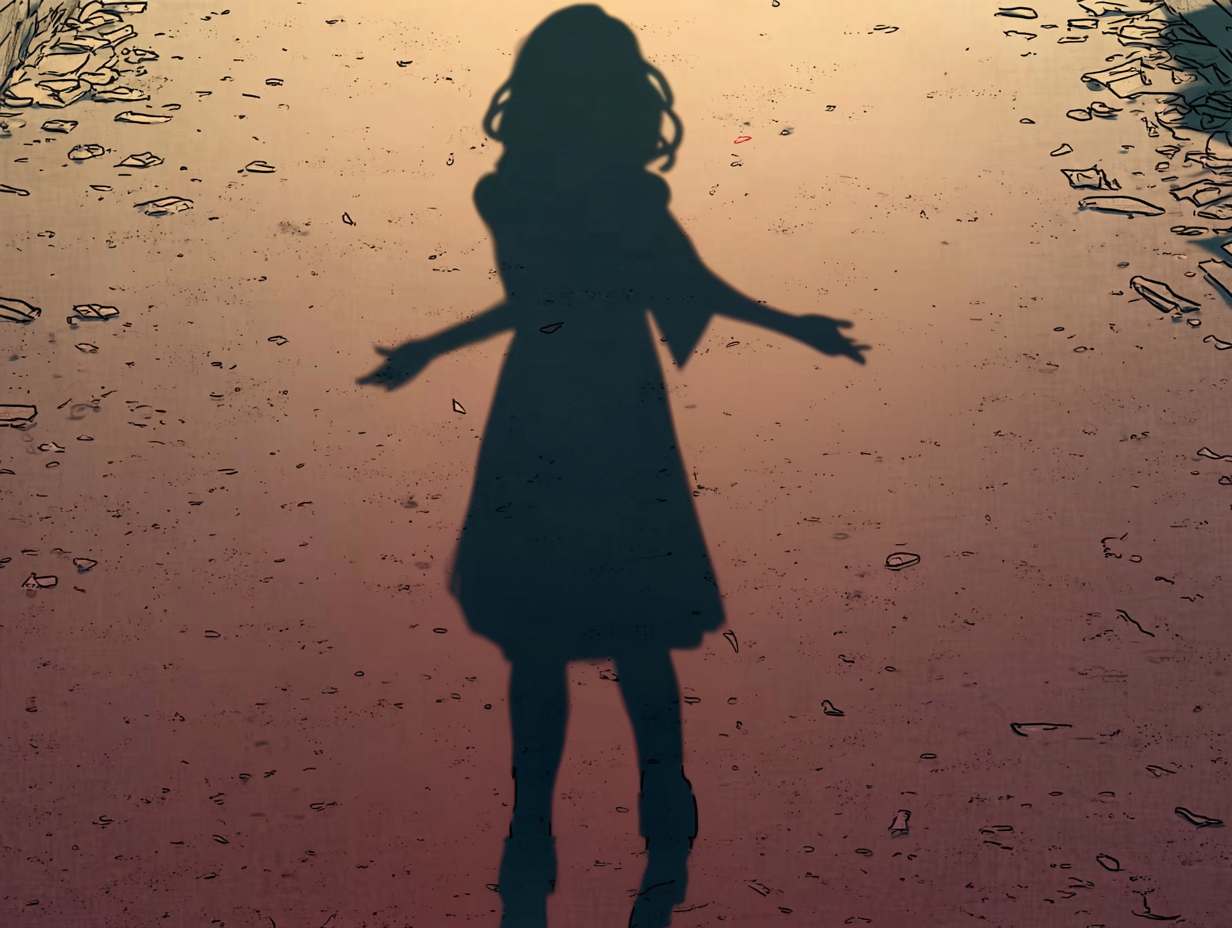 L'ombre d'Aïda sur le chemin