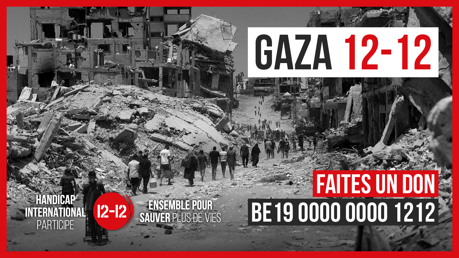 Médecins sans frontières et le Consortium 12-12 se mobilisent pour la crise humanitaire à Gaza