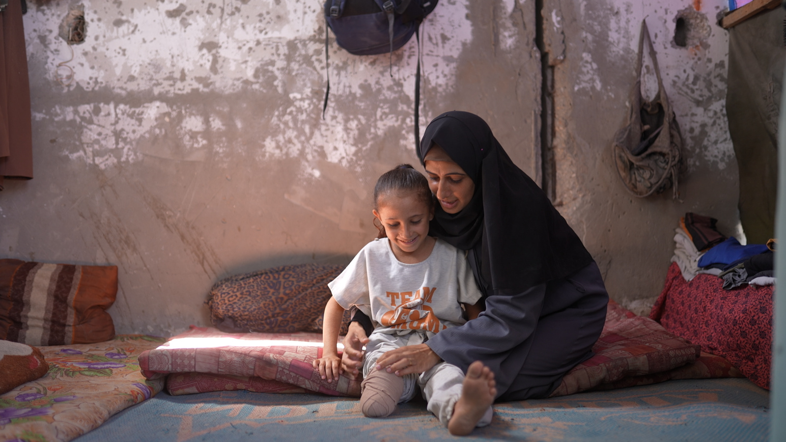  Qamar avec sa mère