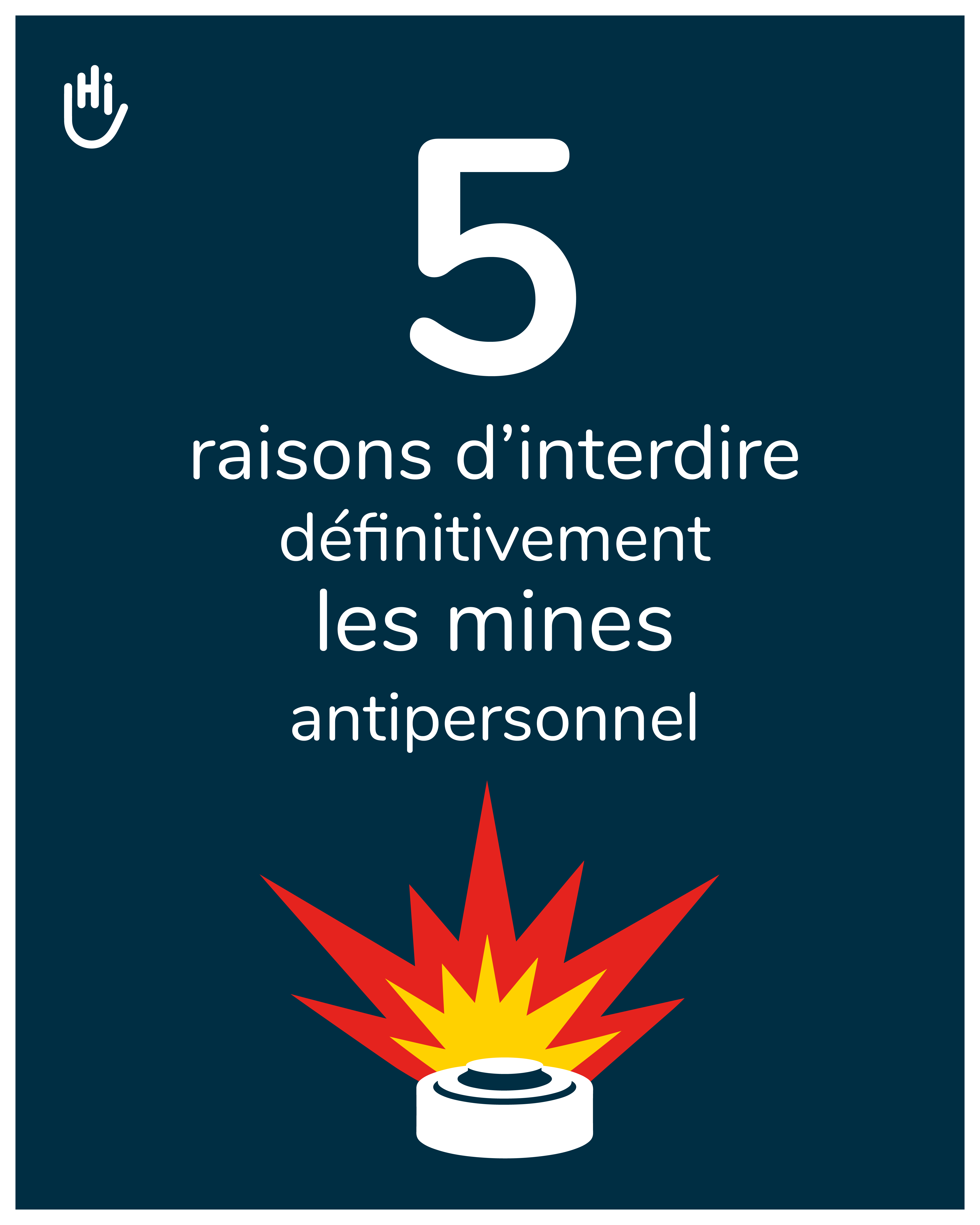 5 raisons d'interdire définitivement les mines antipersonnel