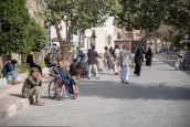 Une rue de la capitale yéménite Sana'a