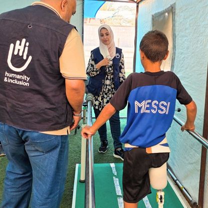 Gaza: snel weer leren stappen na een amputatie