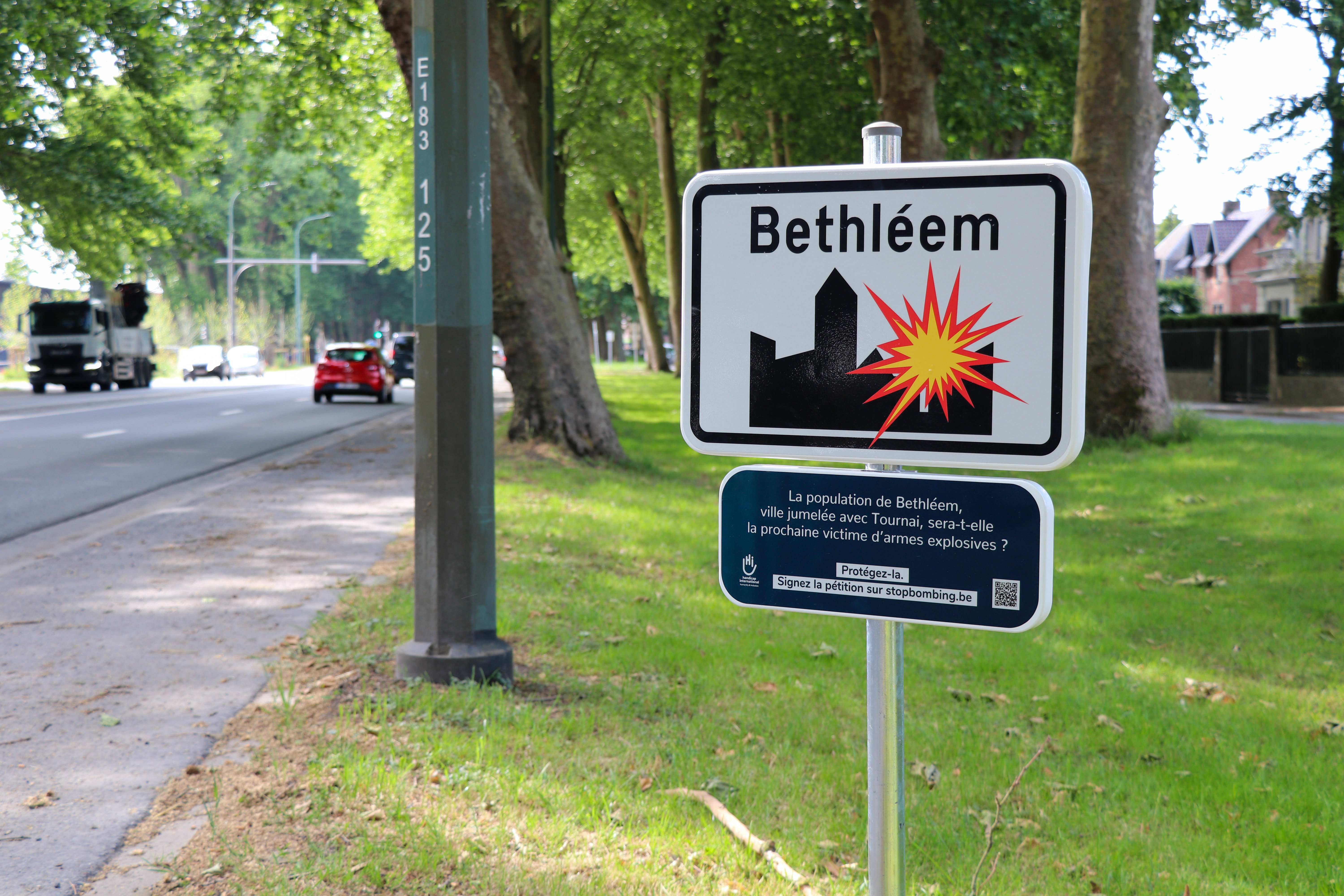 Des panneaux au nom de Bethléem font leur apparition à Tournai