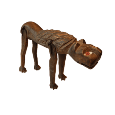 Lion en bois