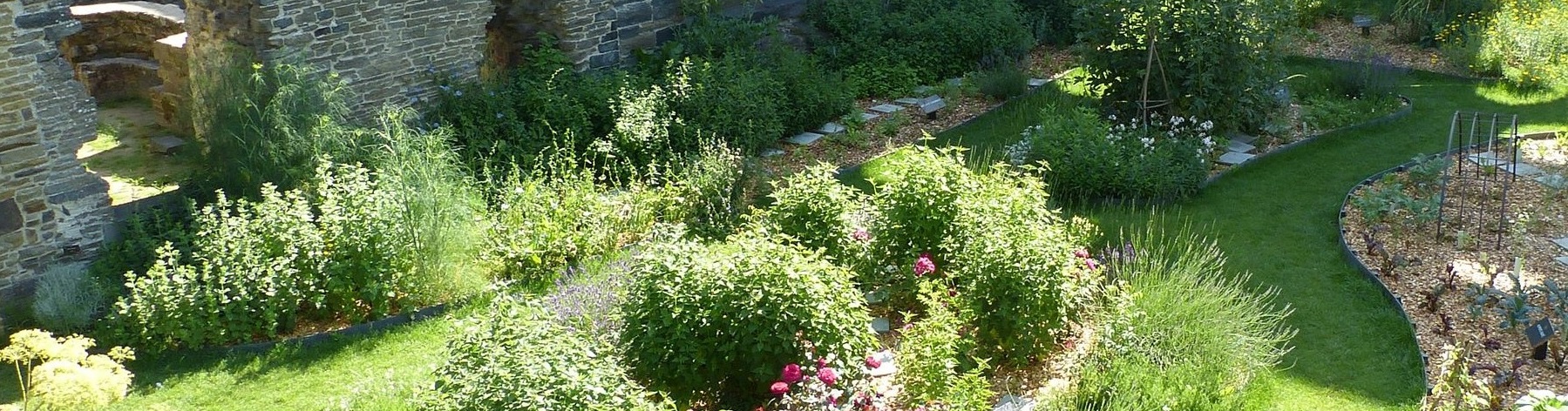 Jardin des moines abbaye de Villers-la-Ville