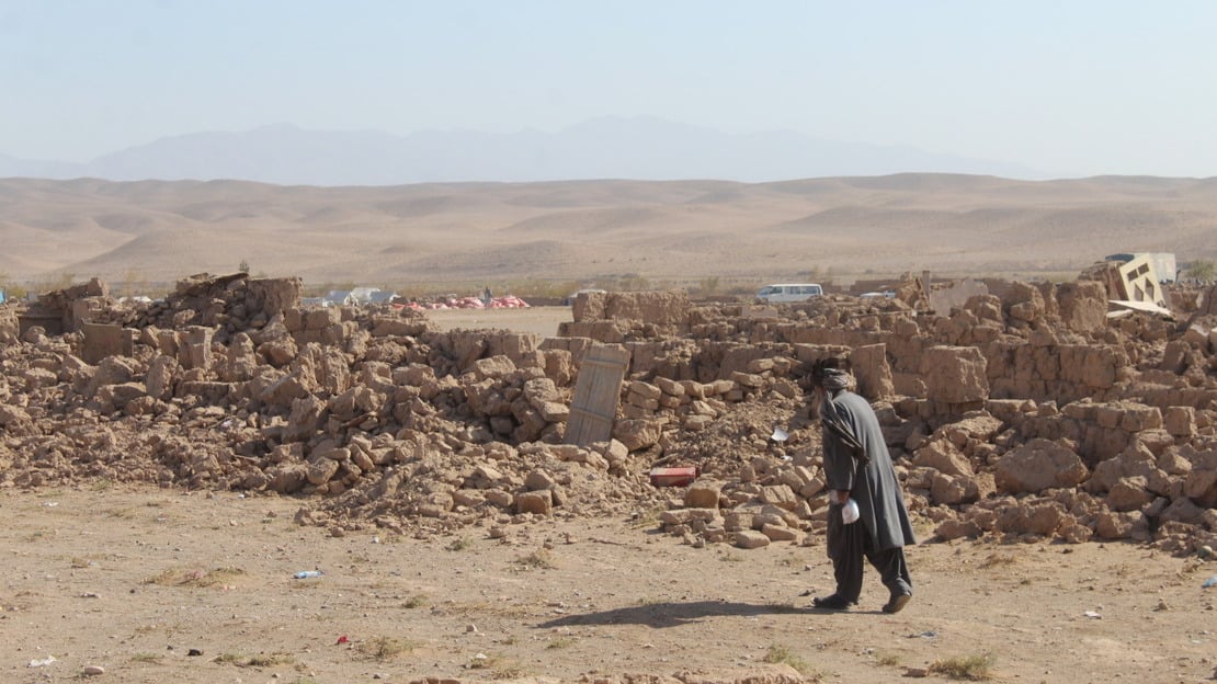 Opstart noodhulp na aardbeving in Afghanistan