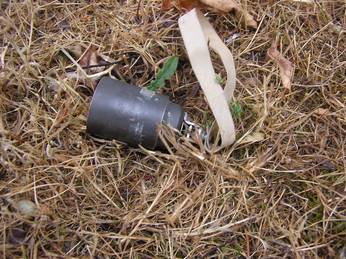 Foto van clustermunitie van het type M42