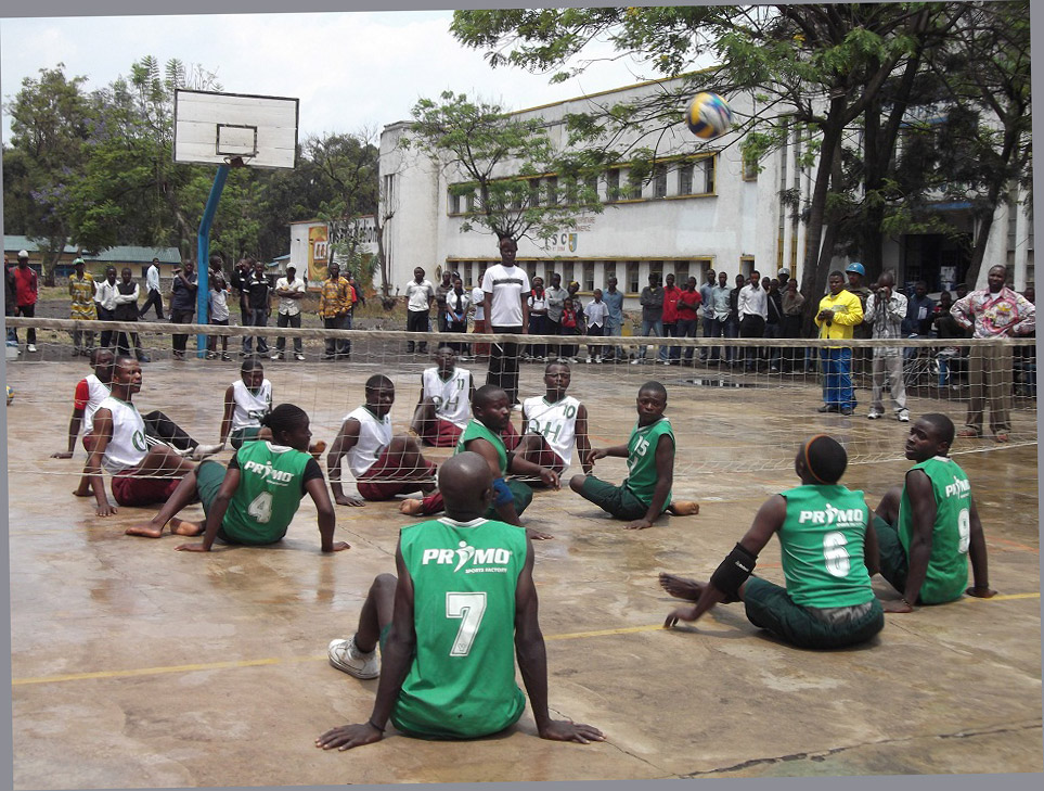 « sitting volleyeurs » à Goma
