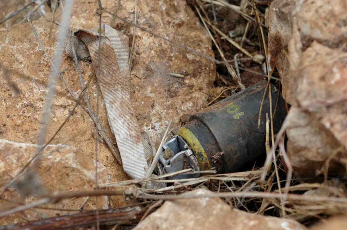 Une sous-munition au Liban